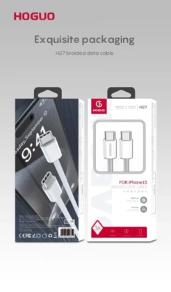 Cable Charge HOGUO H27 Type-C Vers Type-C